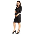 thumbnail image 1 of Maternity V neck Knee Length Faux Wrap Dress, 1 of 5