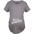 thumbnail image 1 of Maternity We're Hungry Funny Baby Bump Pregnancy Announcement T shirt, 1 of 6