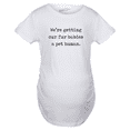 thumbnail image 1 of Maternity Were Getting Our Fur Babies A Pet Human Cute Dog Baby Announcement, 1 of 6