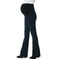thumbnail image 1 of Maternity Women's Flare Leg Denim Jeans - Dark Indigo 26, 1 of 4