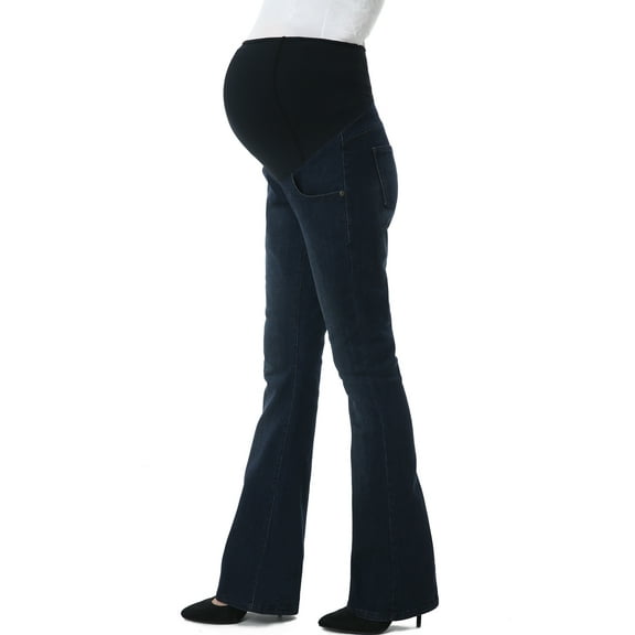 Maternity Women's Flare Leg Denim Jeans - Dark Indigo 31