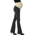 thumbnail image 1 of Maternity Women's Flare Leg Denim Jeans - Gray 31, 1 of 4