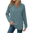 thumbnail image 1 of Maternity Women's Long Sleeve Tunic Pullover Pregnancy Hoodie Business Pregnancy Work Tops, 1 of 6