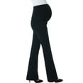 thumbnail image 1 of Maternity Women's Modern Boot Cut Denim Jeans - Black/Blue 25, 1 of 4