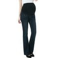 thumbnail image 1 of Maternity Women's Modern Boot Cut Denim Jeans - Rich Indigo 32, 1 of 4