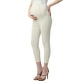 thumbnail image 1 of Maternity Women's Over the Belly Stretchy Cropped Jeggings 23" Inseam, 1 of 4
