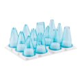 thumbnail image 1 of Matfer Bourgeat Assorted Polycarbonate Pastry Tips, Set of 12, 1 of 2