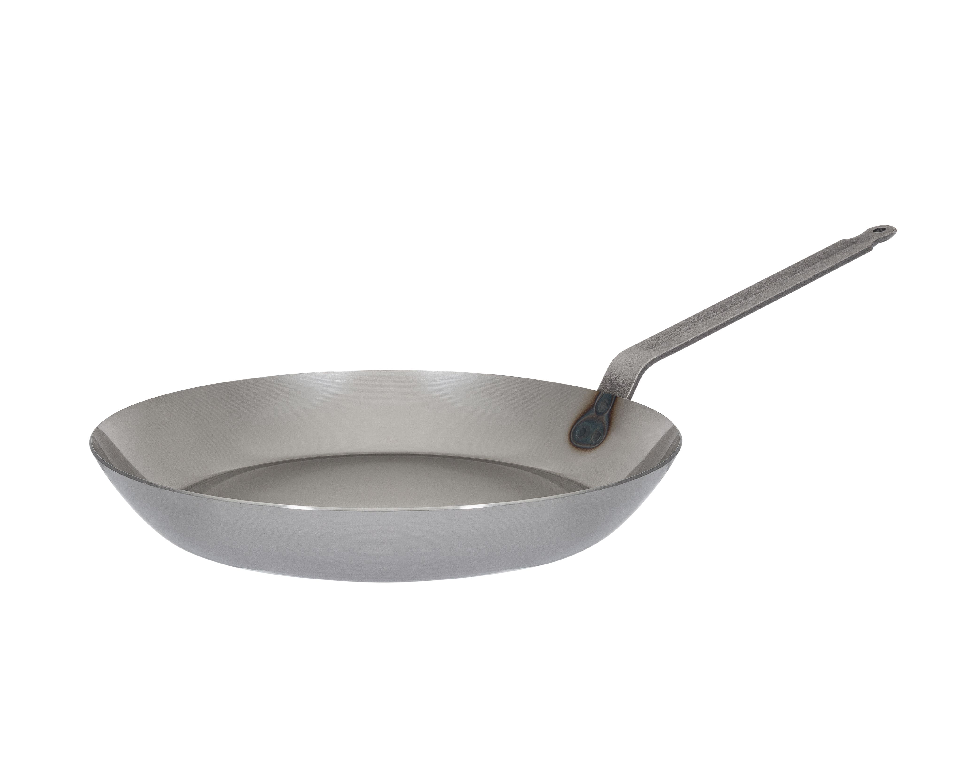 14-Inch Black Carbon Steel Non-Stick Frying Pan
