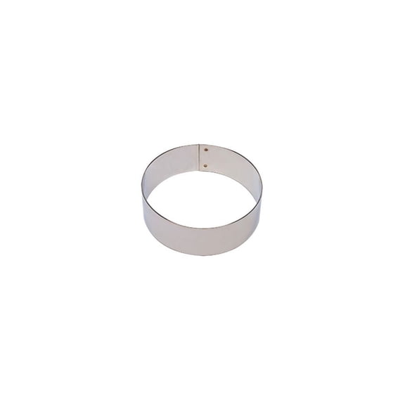 Matfer Bourgeat Entremet/Flan Ring, Stainless Steel, 8"