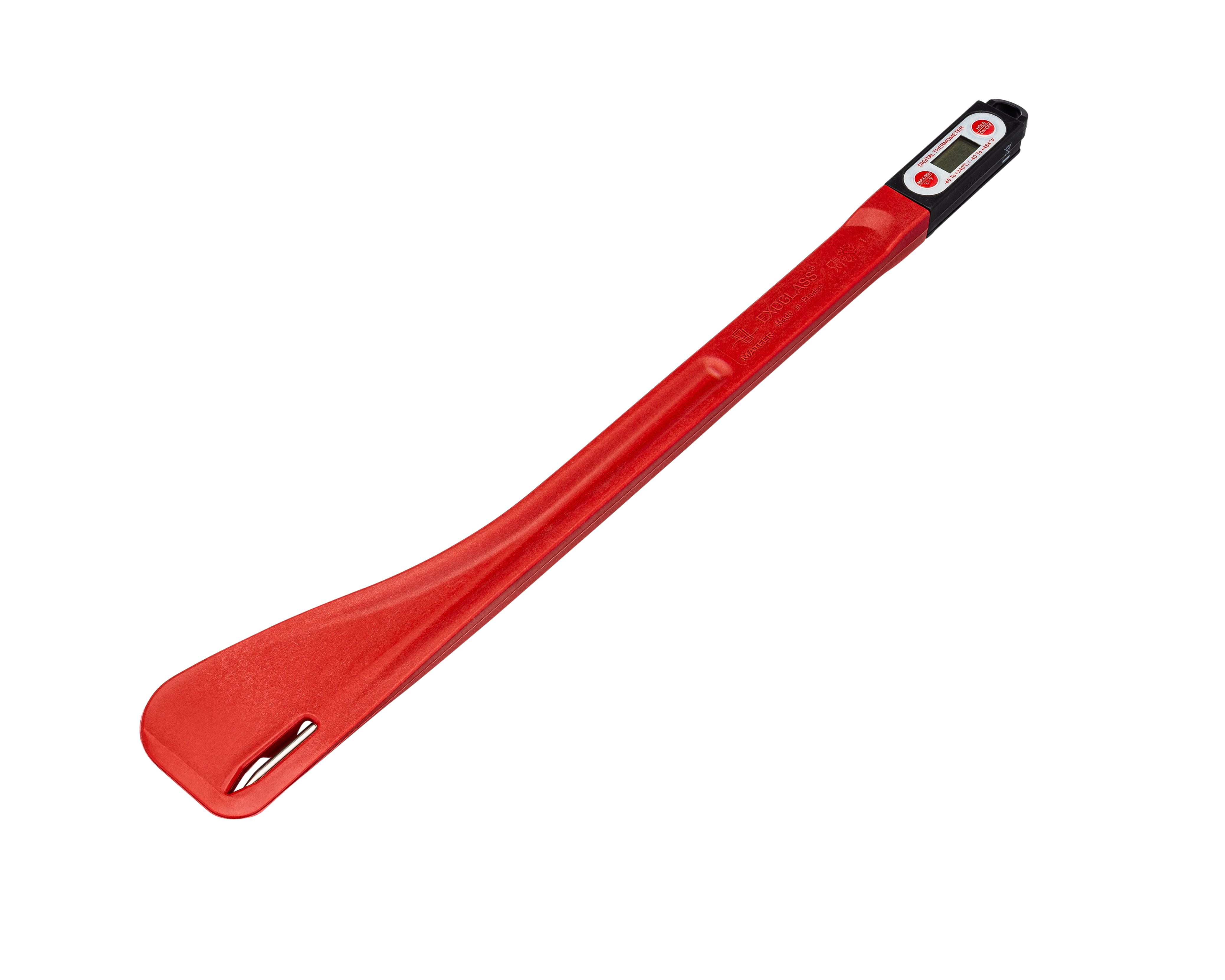 Matfer Bourgeat Exoglass® Thermometer Spatula, w/ Detachable Probe