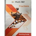 thumbnail image 1 of Math 180, Fractions, Teaching Guide, 9780358610113, 0358610117, c.2022 - New, 1 of 1