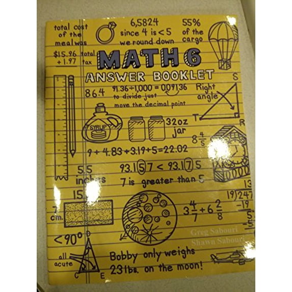 Pre-Owned Math 6: A Teaching Textbook Answer Booklet Paperback