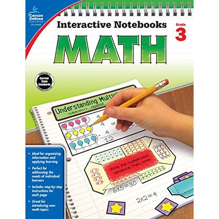 Pre-Owned Carson Dellosa Math, Grade 3 Resource Book, 9781483824796, 1483824799, Paperback, Csm edition