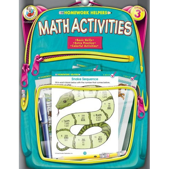 Pre-Owned Math Activities, Grade 3 (Paperback) 0768207169 9780768207163