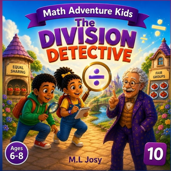Math Division Math Adventure Kids The Division Detective: A Fun Math Adventure About ...