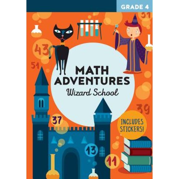 Pre-Owned Math Adventures Grade 4: Wizard School