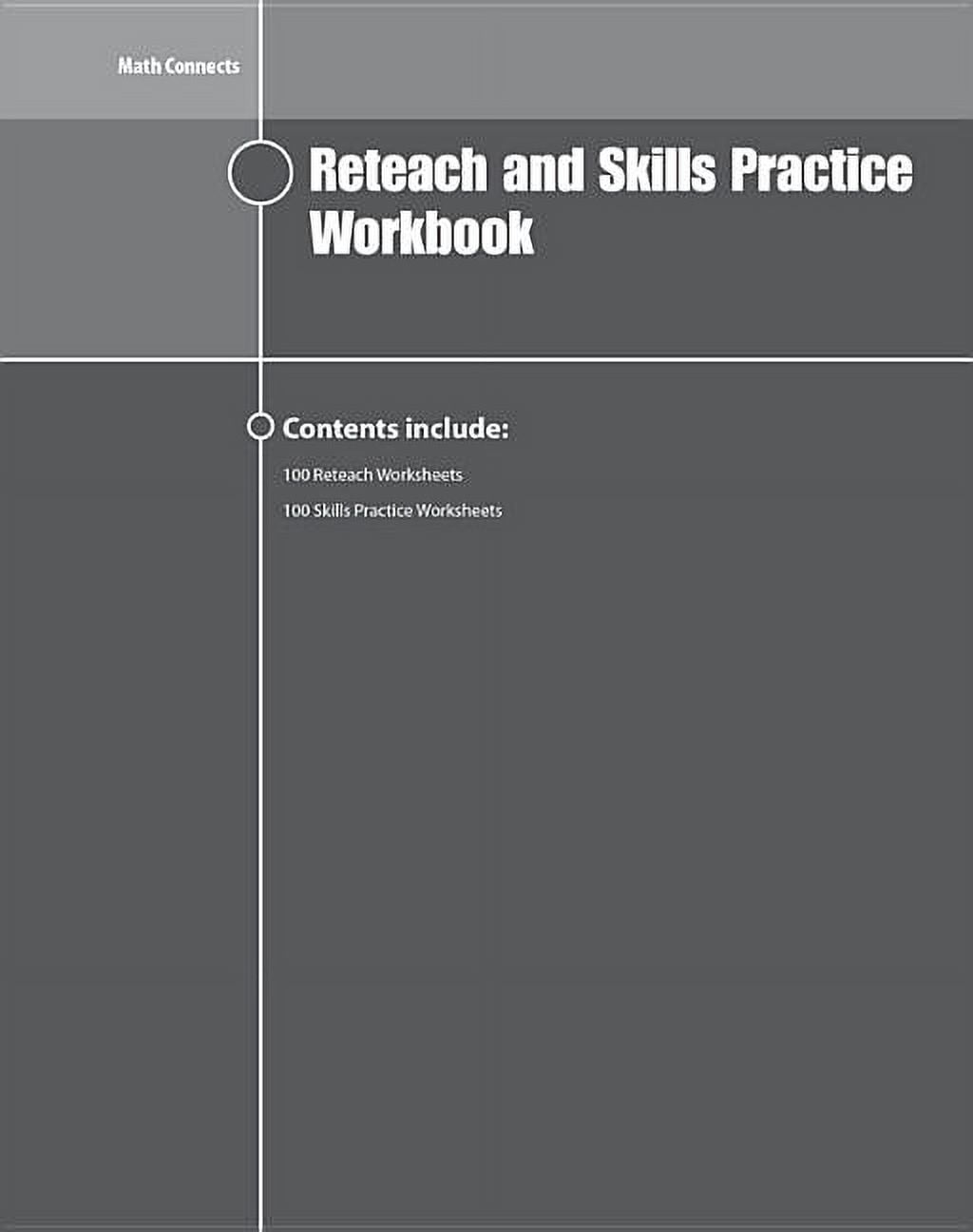 Math Connects Reteach and Skills Practice Workbook, Course 2 (Paperback ...