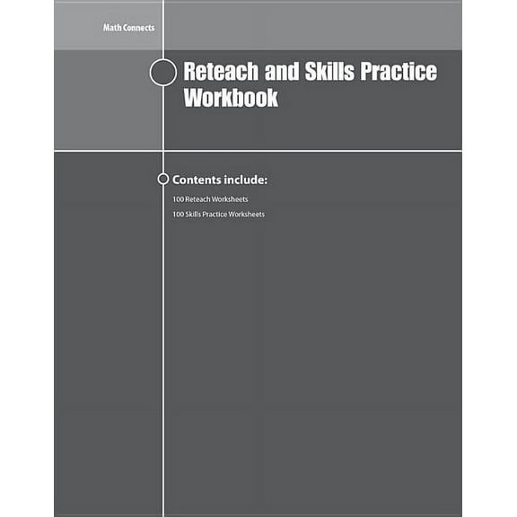 Math Applic & Conn Crse: Math Connects Reteach and Skills Practice Workbook, Course 2 (Paperback)