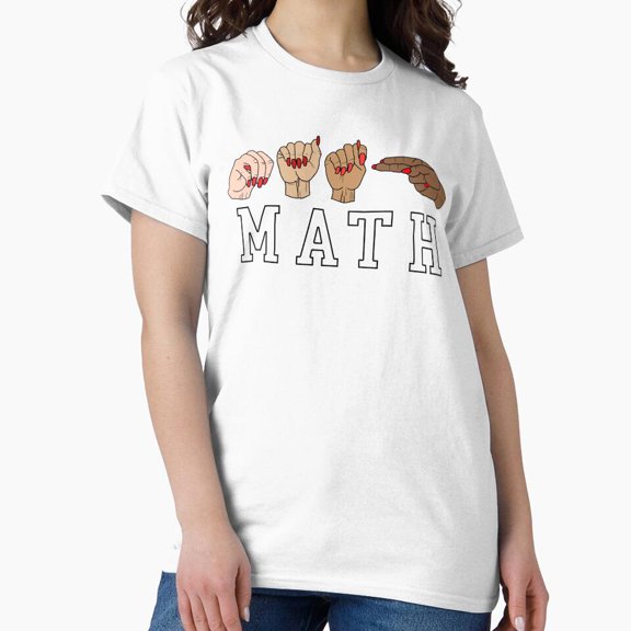 Math Asl Sign Language T-Shirt