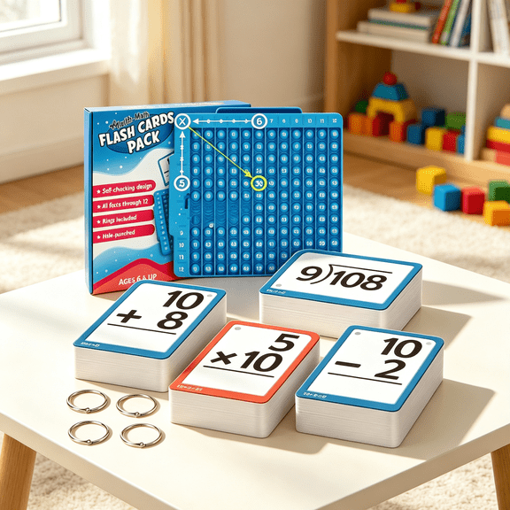 Math Board, Multiplication Game Board, Math Manipulatives Game Board Multiplication,Division, Addition, Subtraction Games Toys For Kids