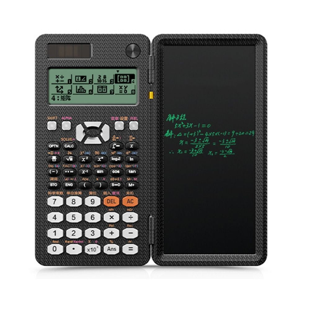 Math Calculator with Stylus Pen with an Erasable Writing Tablet Digital