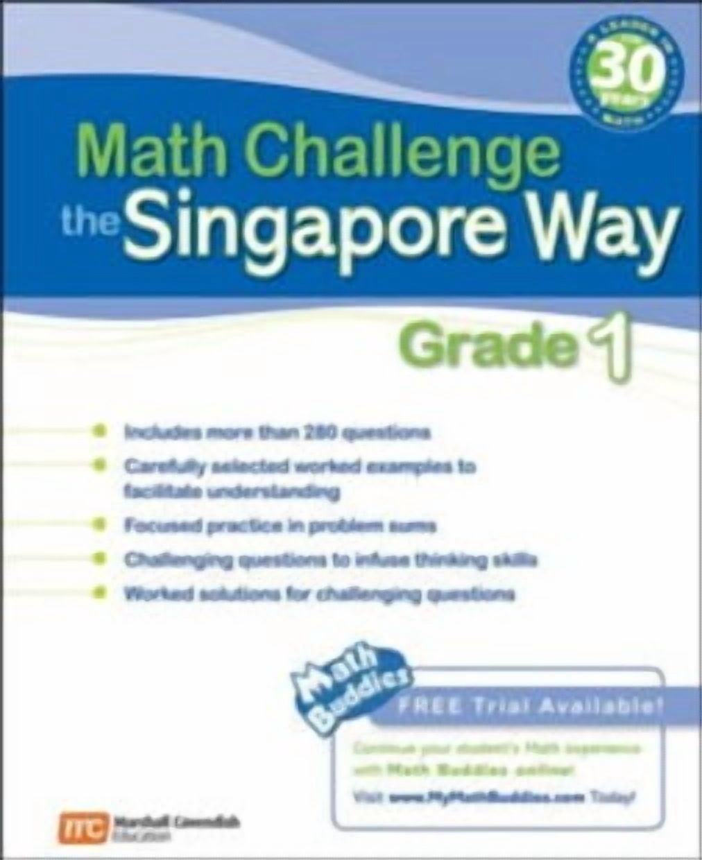 Math Challenge The Singapore Way Grade 1 - Walmart.com
