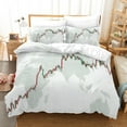 thumbnail image 1 of Math Chart Duvet Cover Creative Data Table Stock Market Graphic Design Bedroom Decoration Polyester, 1 of 5