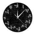 thumbnail image 1 of Math Clock 12" Mathematical Equations Wall Clock for Classroom, 1 of 8