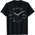 thumbnail image 1 of Math Clock Nerdy Math Teacher Math Student Math Clock T-Shirt Size S-5XL, 1 of 5