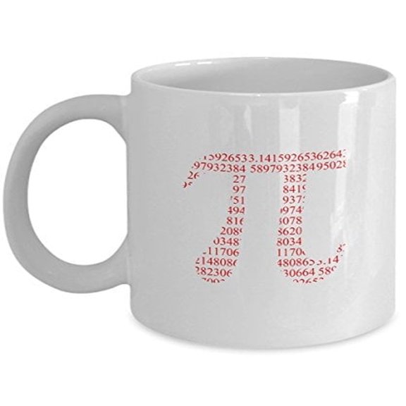 Math 11 oz Coffee Mug - Gifts for Mathematicians White Ceramic