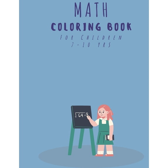 Math Coloring Book: Math, (Paperback)