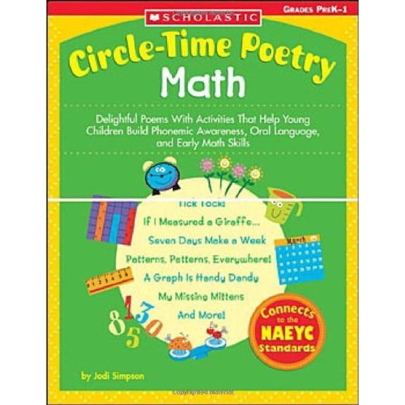 Pre-Owned Circle-time Poetry Math: Delightful Poems With Activities That Help Young Children Build Phonemic Awareness, Oral Language, And Early Math Skills Paperback