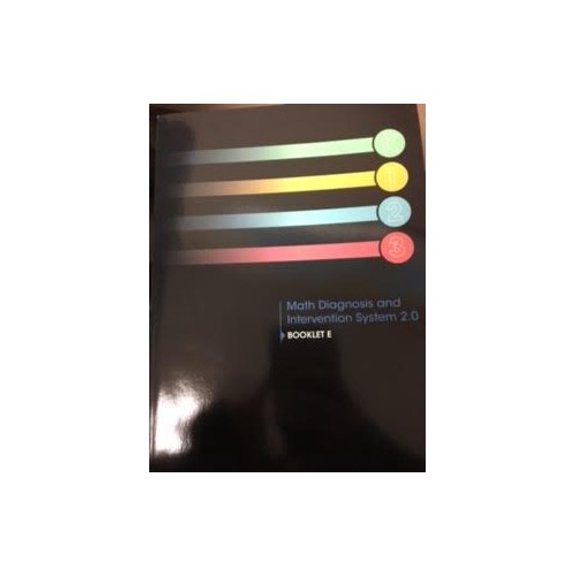 Pre-Owned Math Diagnosis and Intervention System 2.0 Booklet E Paperback