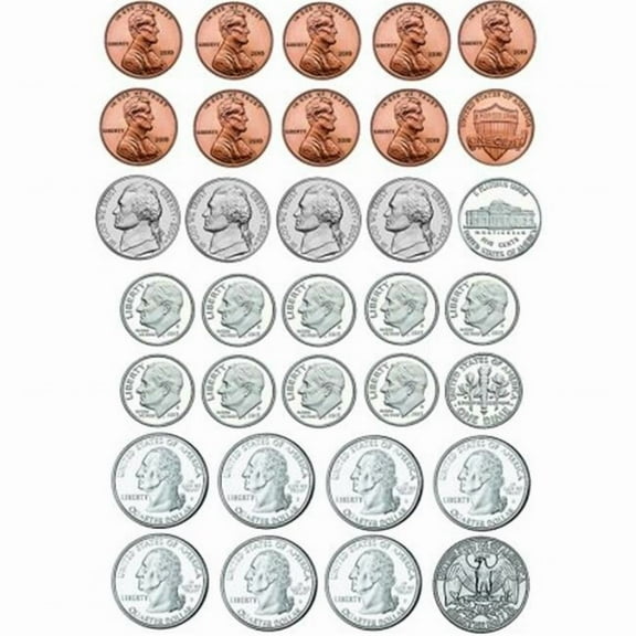 Math Die Cut Magnets U.S. Coins