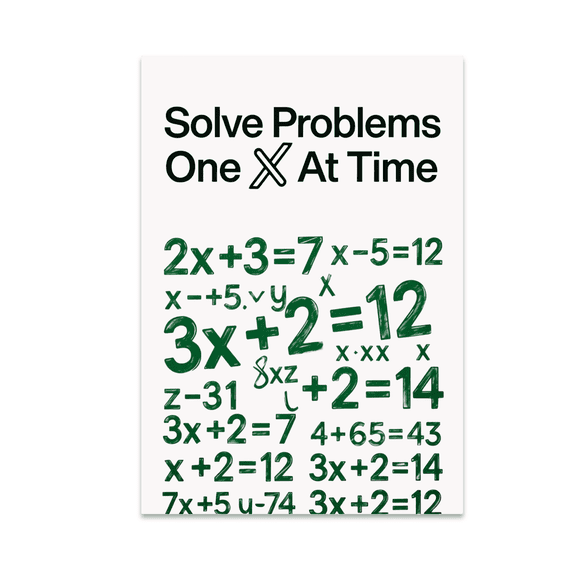 Math Education Wall Art - Math Lovers - 13x19 Glossy Poster Print