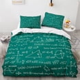 thumbnail image 1 of Math Equation Microfiber Science Chemistry Geometry Mathematics Formula Pattern Duvet Cover for Kid, 1 of 5