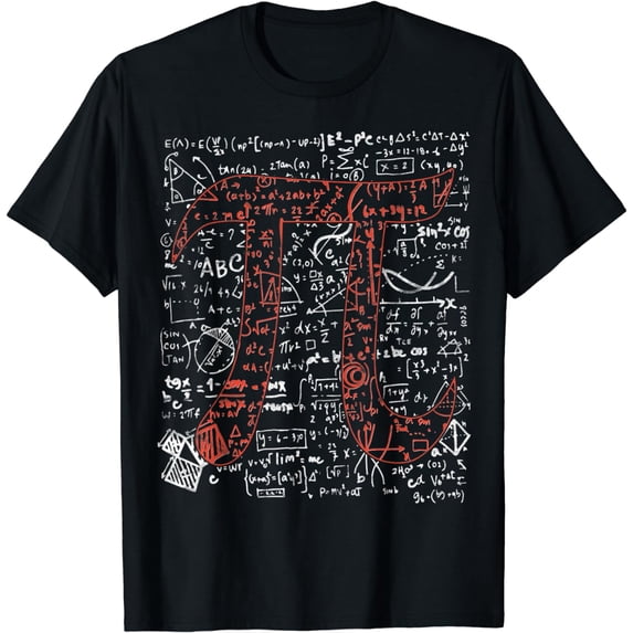 Math Equation Pi Symbol Gift Fun Student Teacher Pi Day T-Shirt