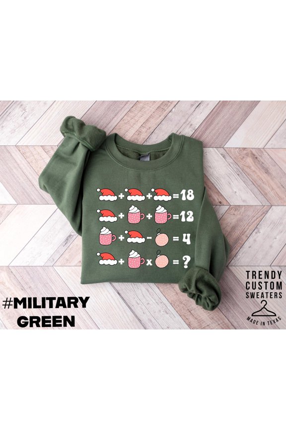 Math Equation Sweatshirt, Teacher Sweater