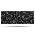 thumbnail image 1 of Math Equations Algebra Black Pattern Bathroom Rugs Mat,Non Slip Microfiber Bathroom Rug,Rubber Backing,Soft Bathroom Mats for Bathroom Floor,Tub and Shower,60x24in(150x60cm), 1 of 5