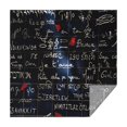 thumbnail image 1 of Math Equations Algebra Blue Pattern Square Tablecloth,Waterproof Square Table Cover,Wipeable Spillproof Washable Table Cover for Home Kitchen Party Decor 42"X42"(107x107cm), 1 of 6