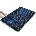 thumbnail image 1 of Math Equations Algebra Formulas Blue Flannel Non Slip Door Rugs,Washable Door Mats Indoor,Decorative Door Mats,Dirt-Resistant and Absorbent Doormat for Entrance,Bedroom,Kitchen,Bathroom,23.5"x16", 1 of 5
