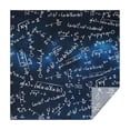 thumbnail image 1 of Math Equations Algebra Formulas Blue Pattern Square Tablecloth,Waterproof Square Table Cover,Wipeable Spillproof Washable Table Cover for Home Kitchen Party Decor 52"x52"(132x132cm), 1 of 6