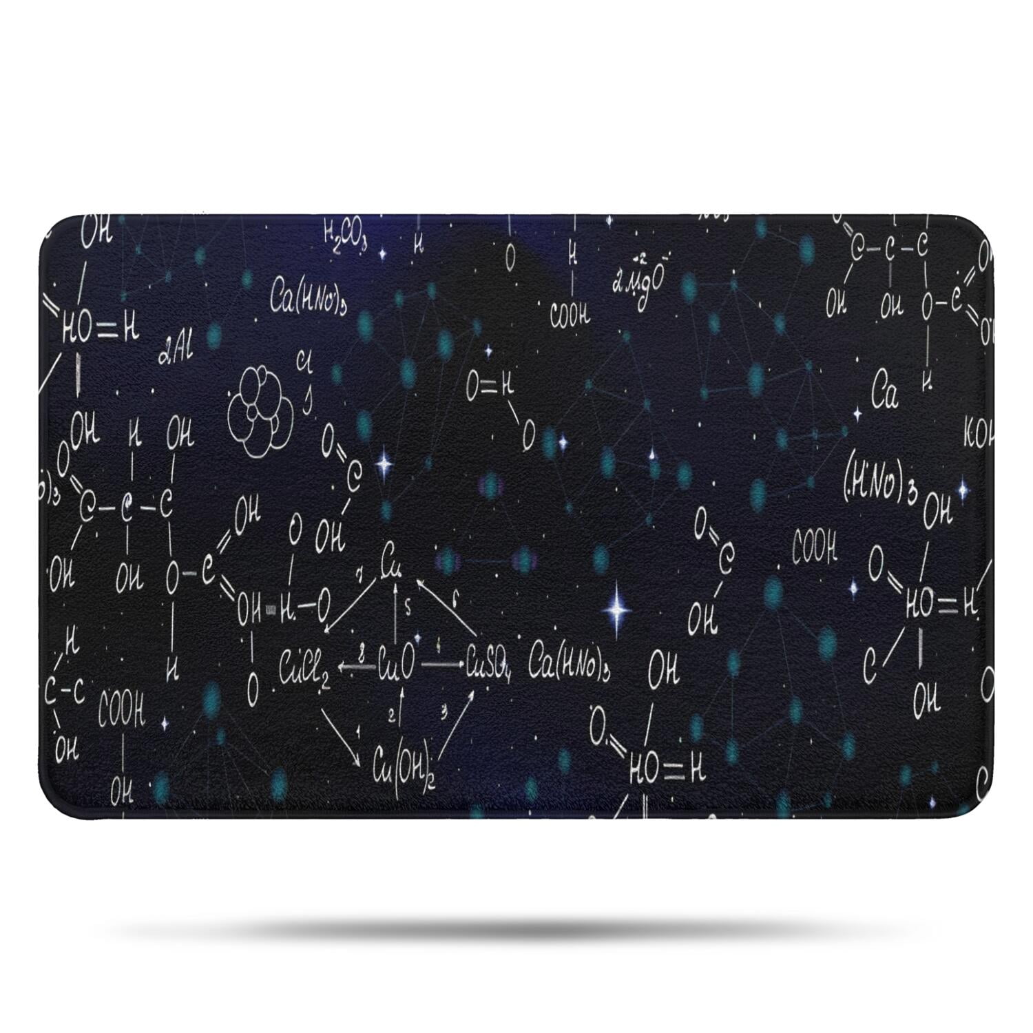 Stronomy Math Math Equations Astronomy Symbols Blue Pattern Bathroom Rugs Mat,Non ...
