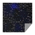 thumbnail image 1 of Math Equations Astronomy Symbols Blue Pattern Square Tablecloth,Waterproof Square Table Cover,Wipeable Spillproof Washable Table Cover for Home Kitchen Party Decor 42"X42"(107x107cm), 1 of 6