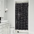 thumbnail image 1 of Math Equations Calculus Black Pattern Shower Curtain 36"x72" ,Bathroom Decorative Shower Curtains Set with 12 Hooks,Modern Waterproof Washable Shower Curtain, 1 of 6