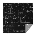 thumbnail image 1 of Math Equations Calculus Black Pattern Square Tablecloth,Waterproof Square Table Cover,Wipeable Spillproof Washable Table Cover for Home Kitchen Party Decor 60"x60"(152x152cm), 1 of 6