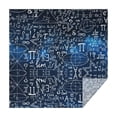 thumbnail image 1 of Math Equations Calculus Symbols Blue Pattern Square Tablecloth,Waterproof Square Table Cover,Wipeable Spillproof Washable Table Cover for Home Kitchen Party Decor 52"x52"(132x132cm), 1 of 6