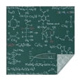 thumbnail image 1 of Math Equations Chemistry Reactions Green Pattern Square Tablecloth,Waterproof Square Table Cover,Wipeable Spillproof Washable Table Cover for Home Kitchen Party Decor 60"x60"(152x152cm), 1 of 6