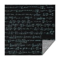 thumbnail image 1 of Math Equations Chemistry Symbols Black Pattern Square Tablecloth,Waterproof Square Table Cover,Wipeable Spillproof Washable Table Cover for Home Kitchen Party Decor 42"X42"(107x107cm), 1 of 6