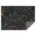 thumbnail image 1 of Math Equations Colorful Math Symbols Black Rectangle Tablecloth 60"x84",Waterproof Polyester Rectangle Table Cloth, Wipeable Spillproof Polyester Tablecloth for Dining, Camping, Indoor and Outdoor, 1 of 5